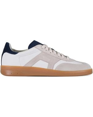 Santoni Olympic Panelled Trainers - White