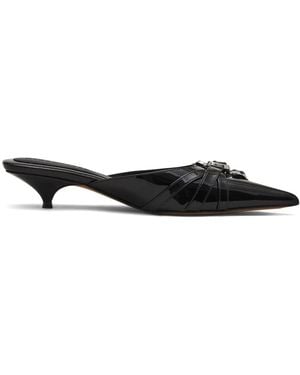 Marc Jacobs The Emma Kitten-Heel Mules - Black