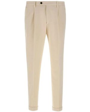 Devore Pantalones De Pinzas - Neutro
