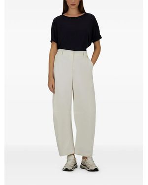Herno Barrel-Leg Trousers - White