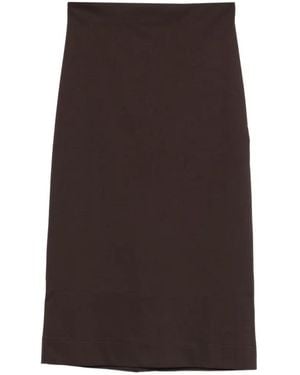 Soeur Isma Cotton Skirt - Brown
