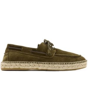 Forsa Alpargatas Con Cordones - Verde
