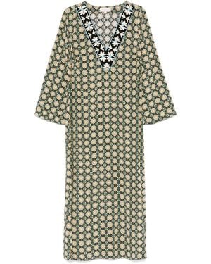 Muzungu Sisters Printed Kaftan Dress - Green