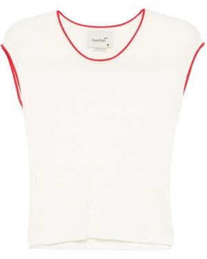 Bambah Olivia Knitted Top - White