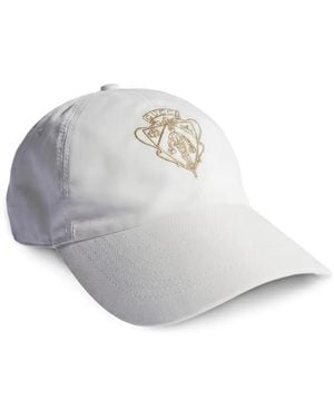 Gucci Baseballkappe Mit Stickerei - Weiß