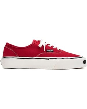 KAMIYA Baskets Herc À Lacets - Rouge