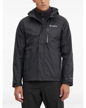 Columbia Hooded Zip-Fastening Jacket - Black