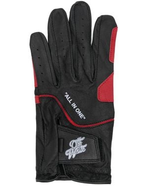 Off-White c/o Virgil Abloh Golf Gloves - Black