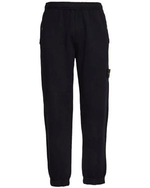 Stone Island 6200004 Cotton Fleece Joggers - Blue