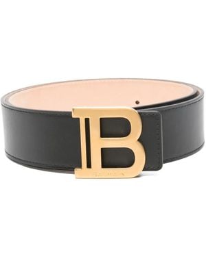 Balmain B Buckle Belt - Black