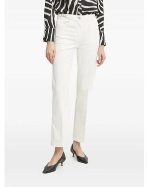 Marciano Jean À Logo Strassé - Blanc