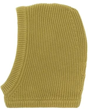 Rick Owens Pasamontañas de canalé - Verde