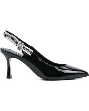 KARL LAGERFELD Sienna Slingback Court Shoes - Black