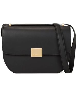KARL LAGERFELD K/Forever Curved Leather Cross Body Bag - Black