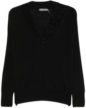 Ermanno Scervino Pullover Mit V-Ausschnitt - Schwarz