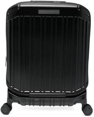 Piquadro Logo-Detail Suitcase - Black