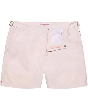 Orlebar Brown Bulldog Buckle Swim Shorts - Pink