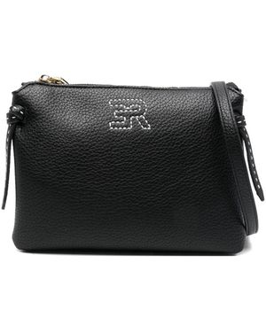 ERMANNO FIRENZE Aliana Logo Cross Body Bag - Black