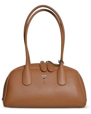 no:rae Medium Teti Leather Tote Bag - Brown