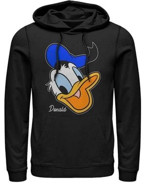 LESSONS MERCH X Disney Felpa Donald Duck Con Stampa Grafica - Nero