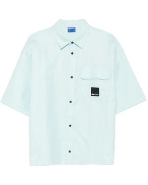 KARL LAGERFELD T-Shirt À Patch Logo - Blue