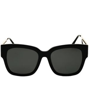 DIFF Isabella Rectangle-Frame Sunglasses - Black