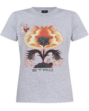 Etro フローラル Tシャツ - ホワイト