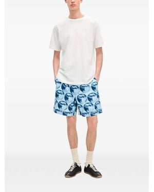KENZO Bermudas Apple Pop - Azul