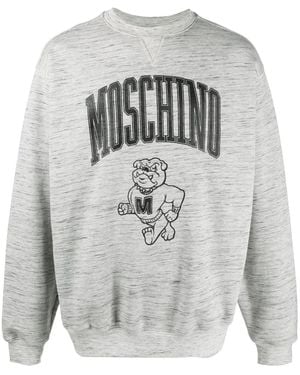 Moschino Sweat À Encolure Ras Du Cou - Grey
