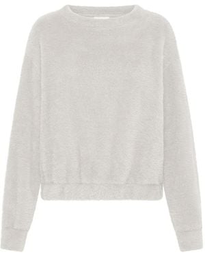 Deha Crew-Neck Sweatshirt - White