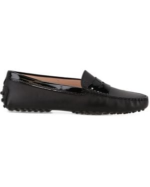 Tod's Gommino-Sole Leather Loafers - White