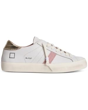 Date Hl/Clf Side-Stripe Low-Top Trainers - White