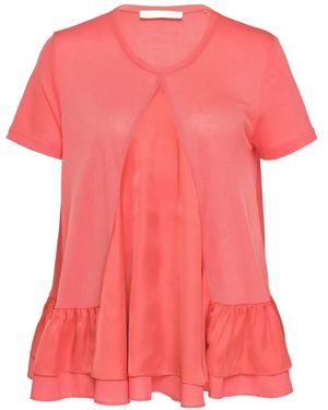 Club21 Collection Kayla Ruffled Top - Pink