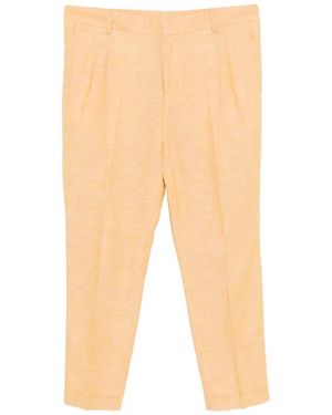 Daniele Alessandrini Pleated Tailored Trousers - White