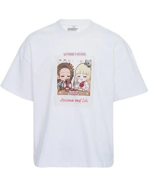 W/STUDIO Print T-Shirt - White