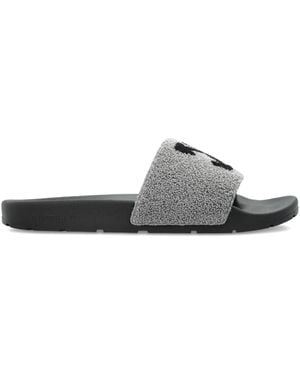 Off-White c/o Virgil Abloh Arrow Terry Slides - White