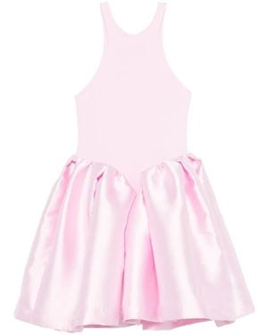 Marques'Almeida Flared Mini Dress - Pink