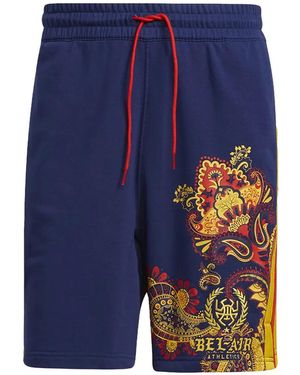 adidas Shorts Sportivi Con Stampa Paisley - Blu
