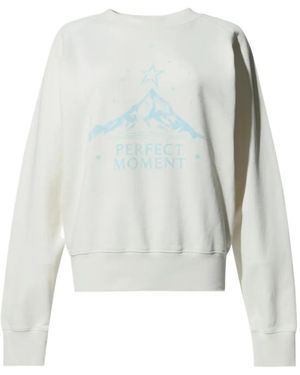Perfect Moment Logo Sweatshirt - White