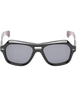 Jacques Marie Mage Tamerlis Pilot-Frame Sunglasses - Grey