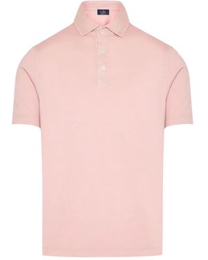 Barba Napoli Short-Sleeve Polo Shirt - Pink