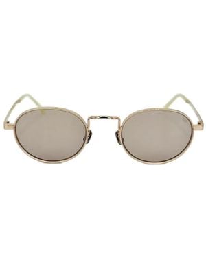 Eyevan 7285 Round-Frame Sunglasses - Metallic