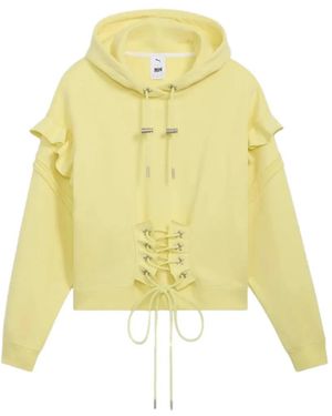 PUMA X Collina Strada Hoodie À Volants - Yellow