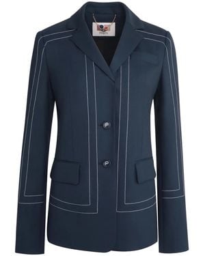 Ports 1961 Single-Breasted Blazer - Blue