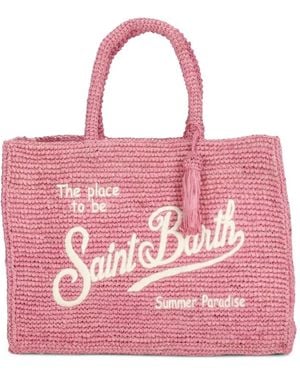MC2 Saint Barth Colette Tassel-Detail Tote Bag - Pink