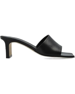 Aeyde Mules Jessie 75Mm - Nero