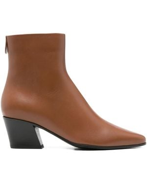 Giorgio Armani 55Mm Pointed-Toe Boots - Brown