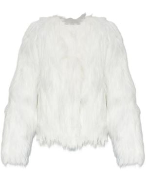 Stand Studio Eilish Faux-Fur Jacket - White
