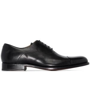 Grenson Bert Leather Oxford Shoes - Black