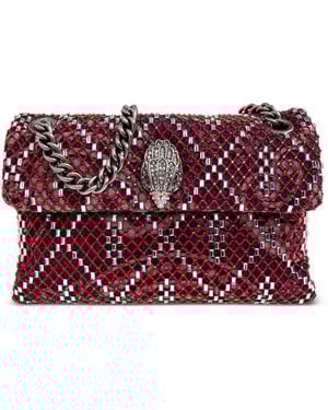 Kurt Geiger Bolso Kensington mini con apliques de cristal - Morado